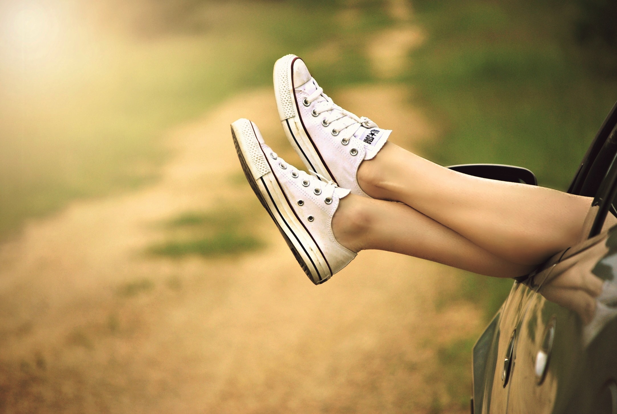 White Converse Sneakers